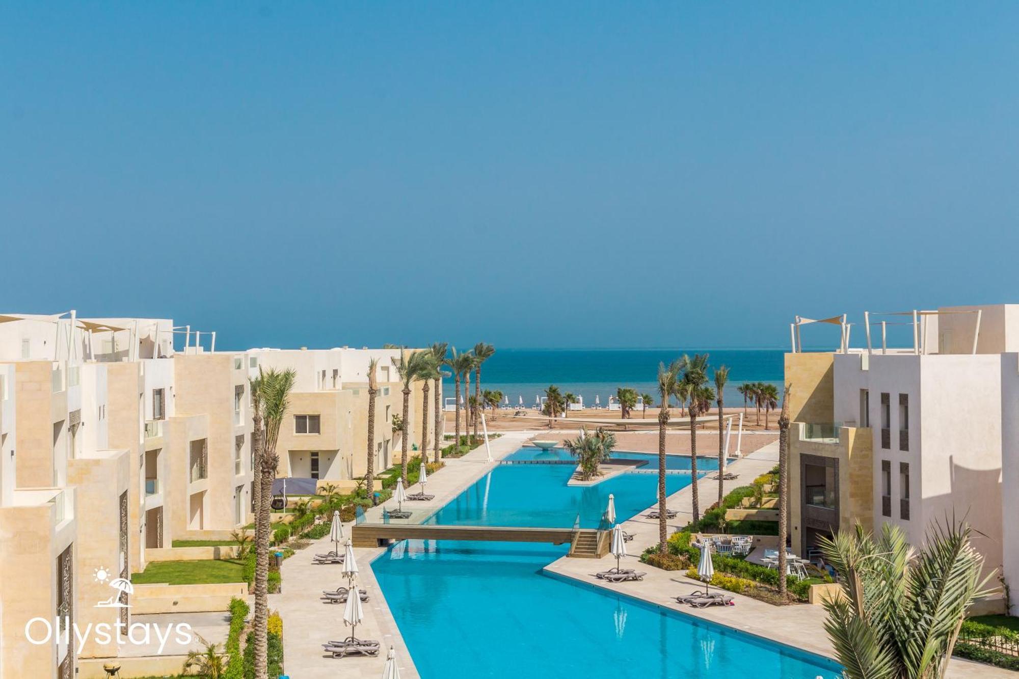 Ollystays Mangroovy Seaview 1Br Beach And Pool Free Access Hurghada Exterior foto