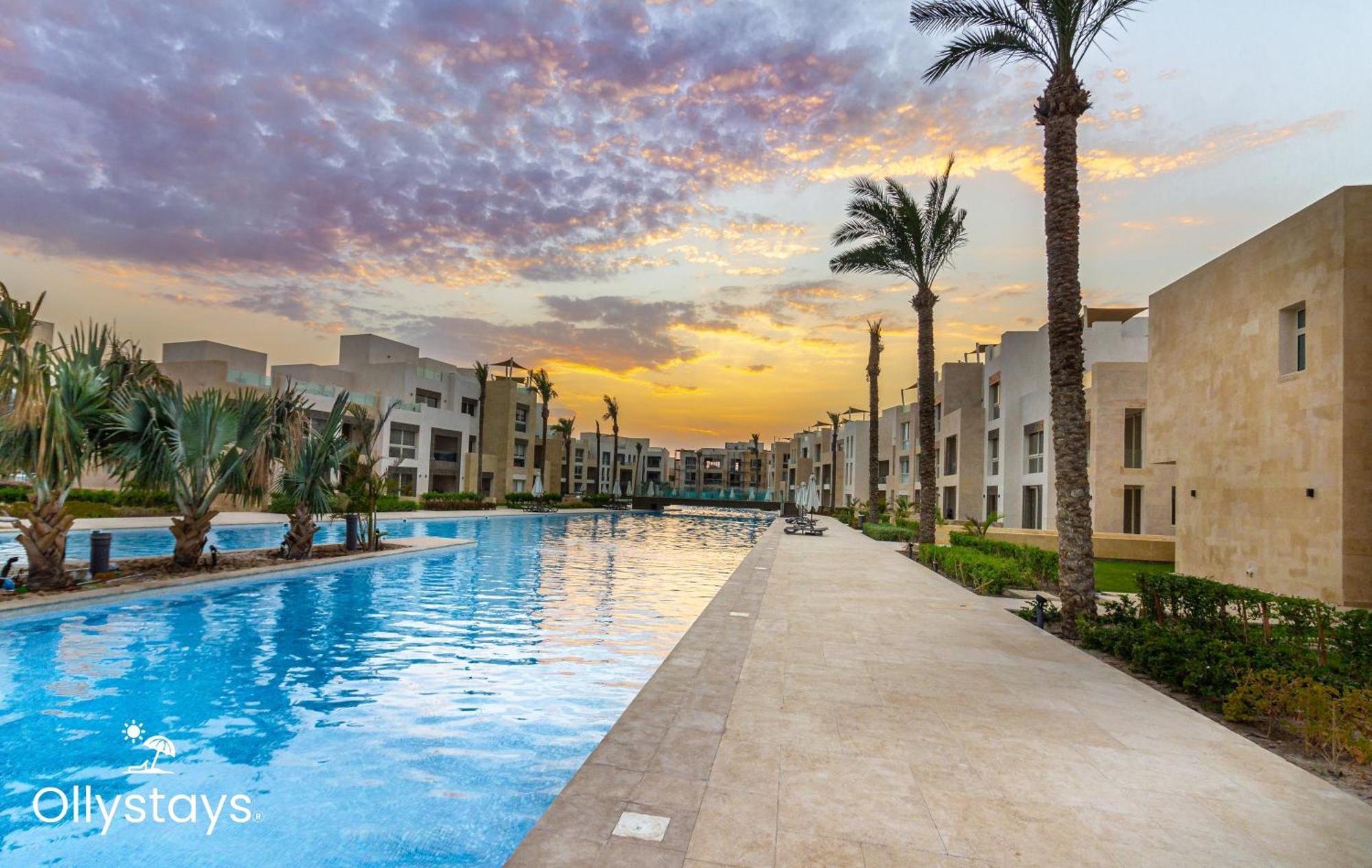 Ollystays Mangroovy Seaview 1Br Beach And Pool Free Access Hurghada Exterior foto