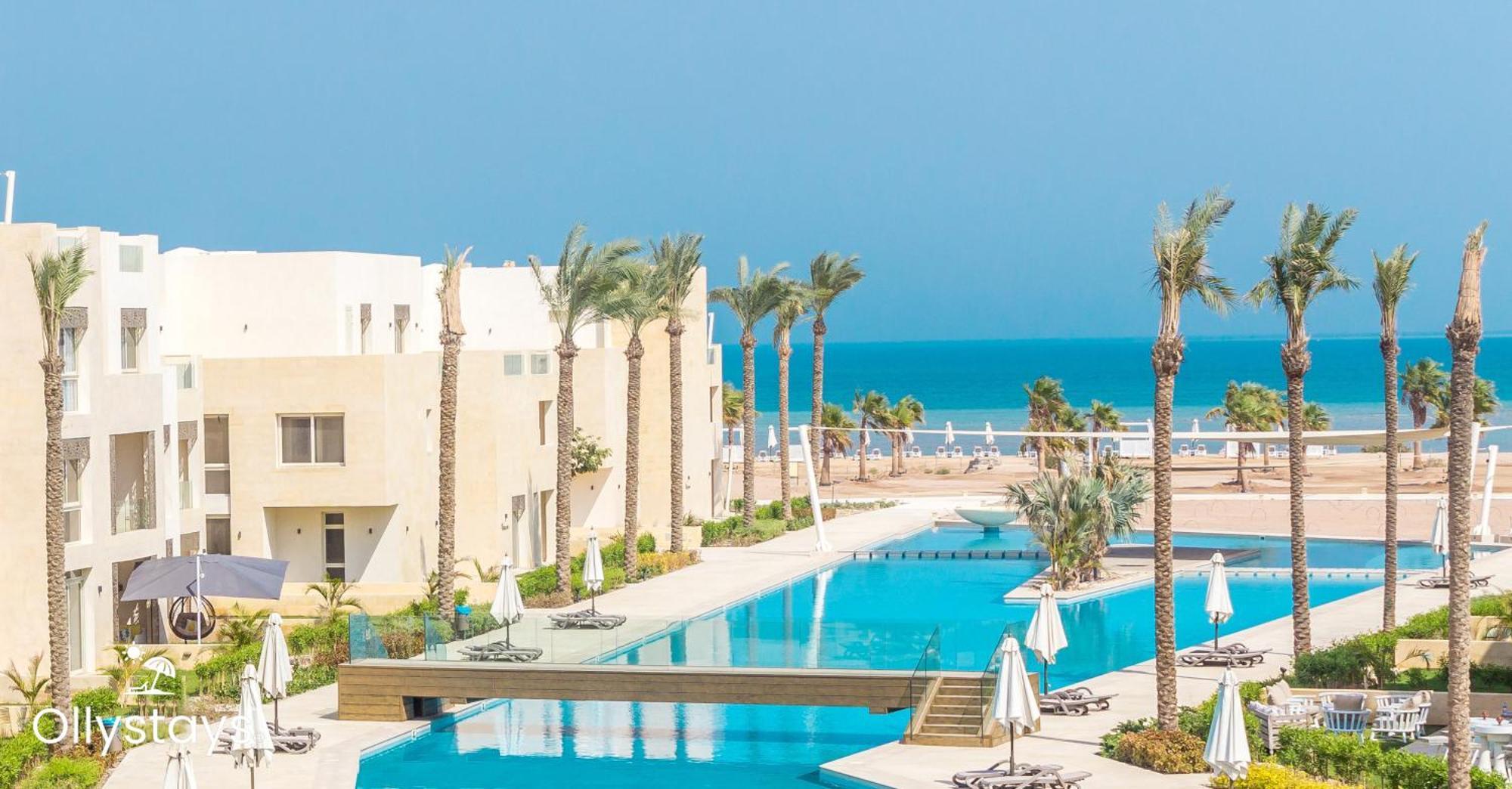Ollystays Mangroovy Seaview 1Br Beach And Pool Free Access Hurghada Exterior foto