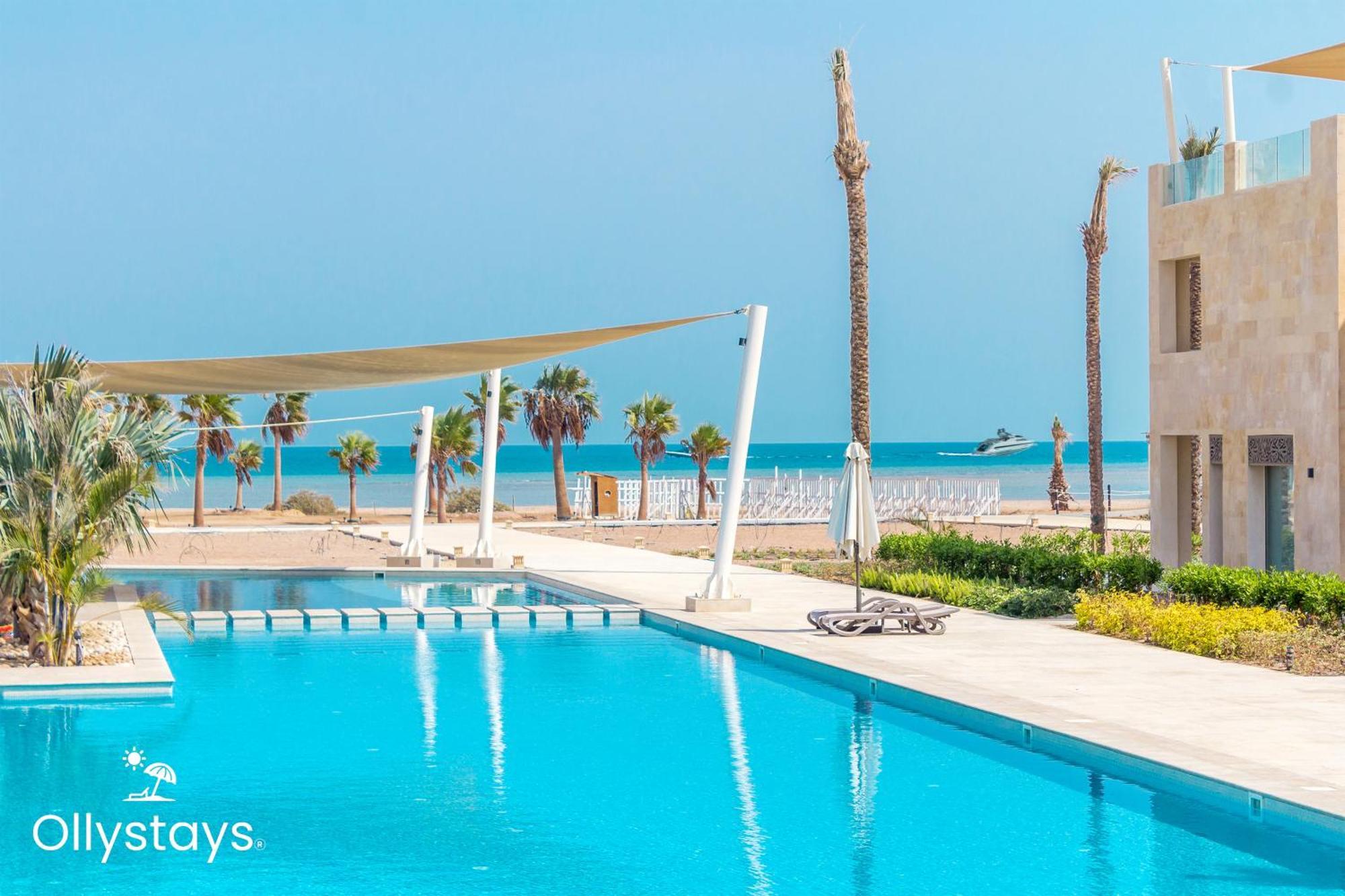 Ollystays Mangroovy Seaview 1Br Beach And Pool Free Access Hurghada Exterior foto
